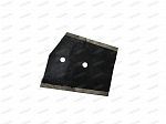 Чистик пластиковый с тв. наплавкой 105x3x115 диска сошника, Lemken 349 2031